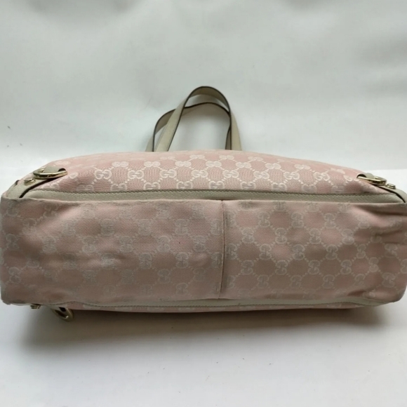 Gucci Tote Bag Pink Canvas - Picture 5 of 12